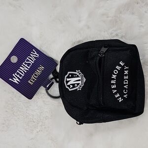 Wednesday Keychain Nevermore Academy Mini Backpack